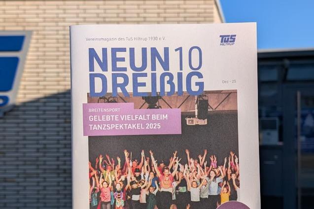 Die Dezemberausgabe des TuS-Vereinsmagazins