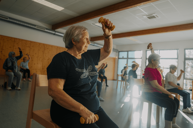 Hockergymnastik im TuS Hiltrup